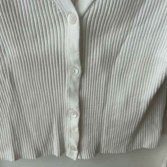 Banana Republic white ribbed cotton cropped
Cardigan - Picture 6 of 12